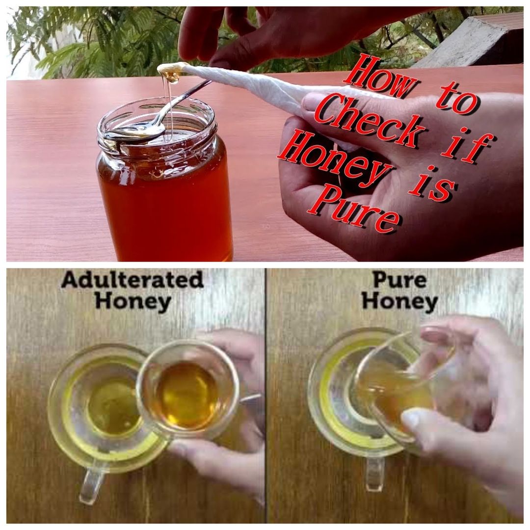 How to differentiate fake honey from real honey with just a simple trick