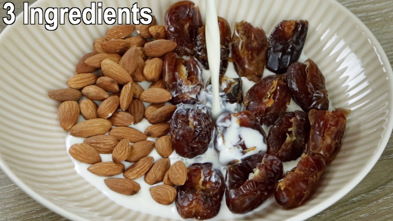 A Surprising Trio: Dates, Almonds, and Milk Create Dessert Magic