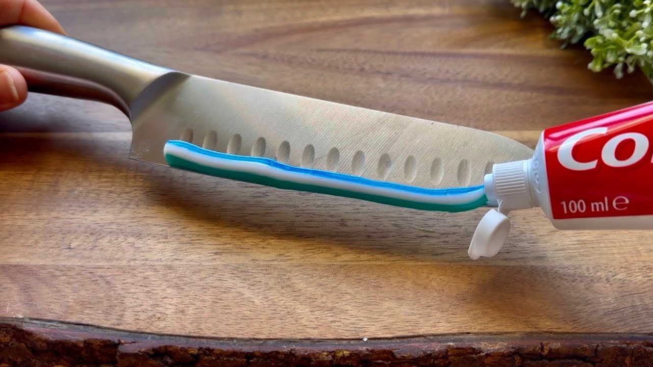 Surprising Kitchen Hacks: Toothpaste and Your Kitchen Knife