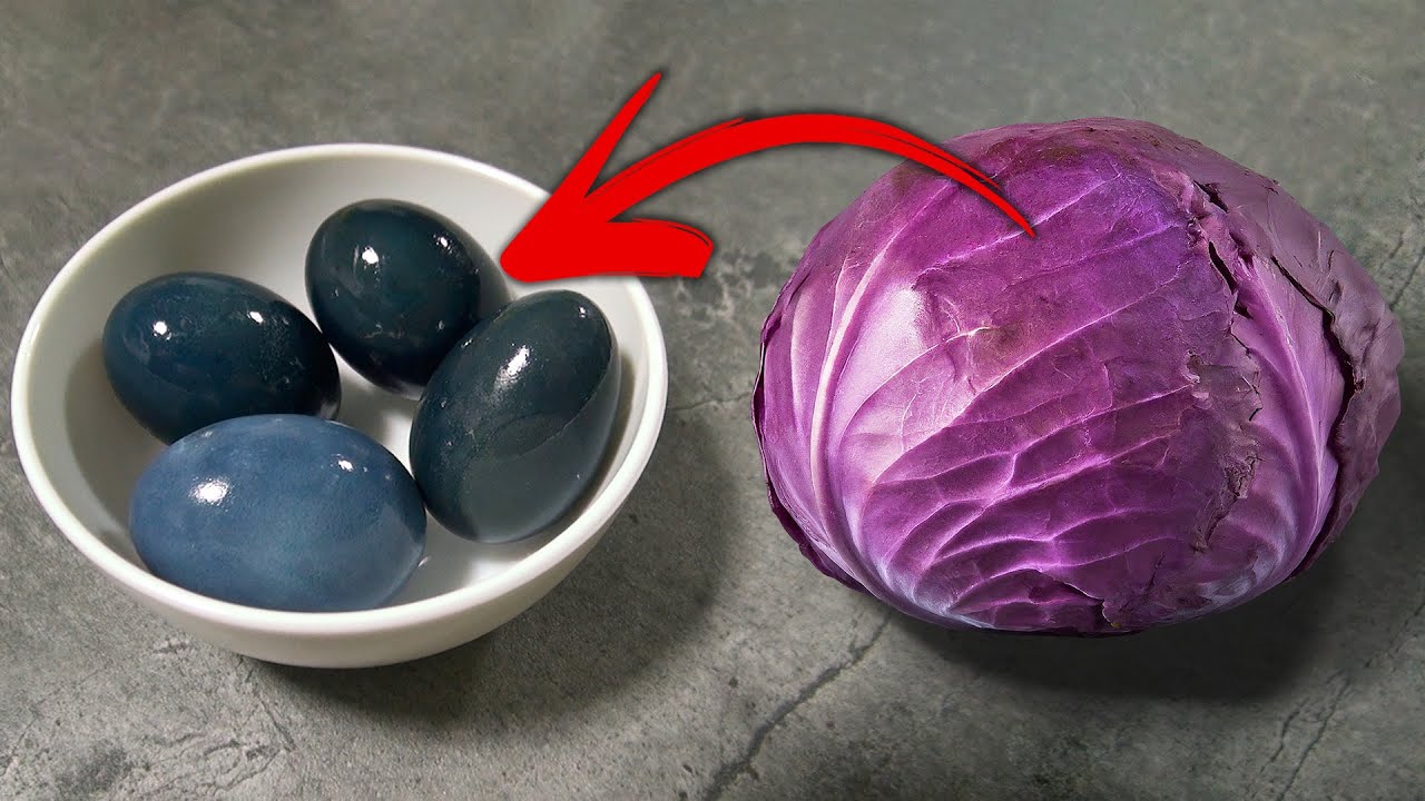 Creating Beautifully Hued Easter Eggs with Cabbage: A Natural Approach