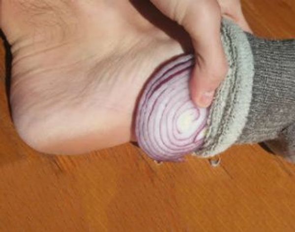 Have you heard of putting onions in your socks at night?